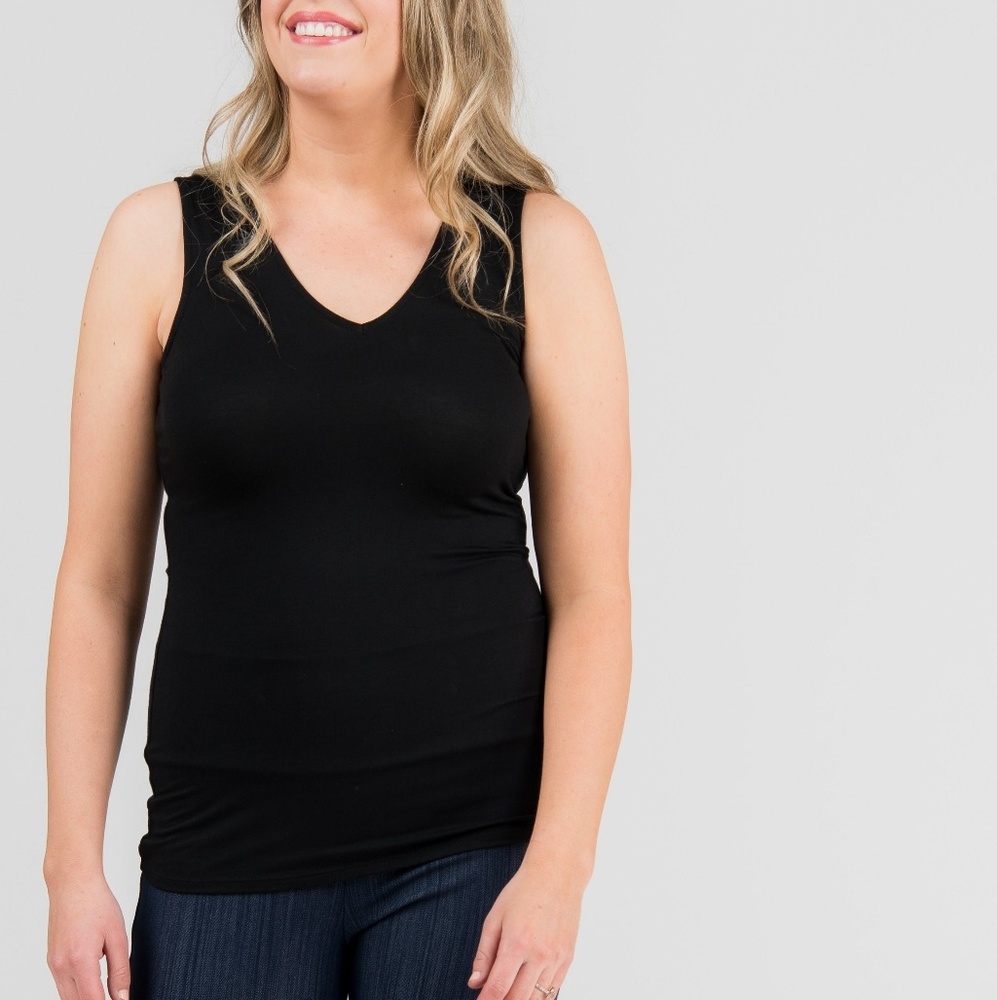 Fitted Tank - Black